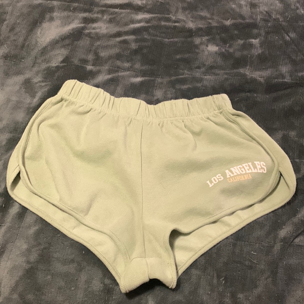 forever21 green shorts